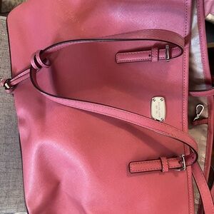 Michael Kors Rose Leather Tote